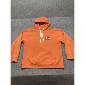 Eddie Bauer Hoodie Men’s Size Large Orange Long Sleeve Pullover